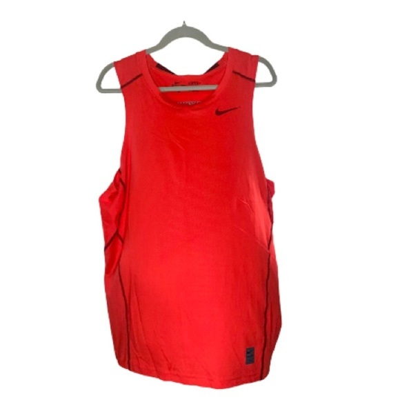 Nike Other - Nike pro hyper cool with Dry fit mens orange tank top size XL